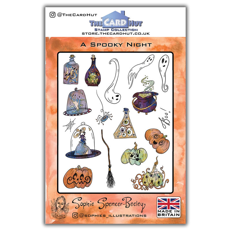 A Spooky Night Stamp Set by Sophie Spencer Beeley